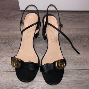 COPY - Gucci Marmont GG Ankle-Strap Sandals 39.5